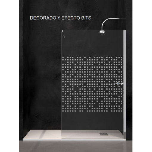 CONJUNTO MAMPARA + PLATO DE DUCHA PIZARRA
