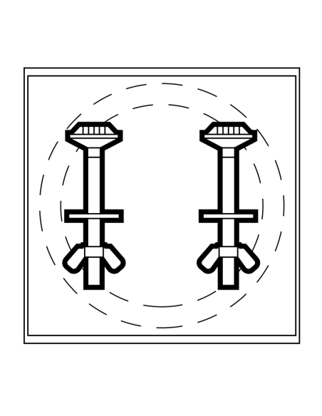 Fijaciones Y Junta Inodoro-Cisterna DAMA SENSO Compacto ROCA