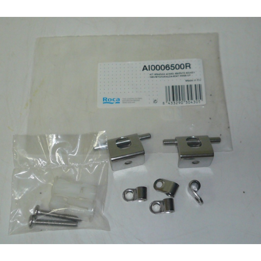 Juego Original Bisagra Acero Para Inodoro ROCA