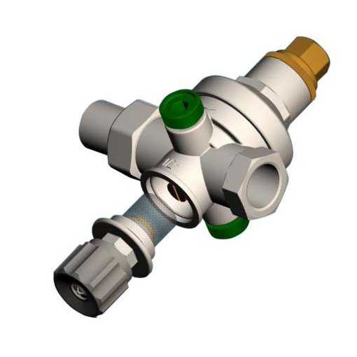 Válvula Alimentación "Picos" 1/2" Con Manómetro