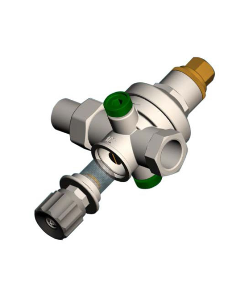 Válvula Alimentación "Picos" 1/2" Con Manómetro