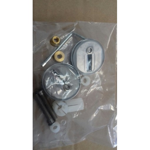 Conjunto de Suportes Inox de Cobertura de Gancho Inclinado