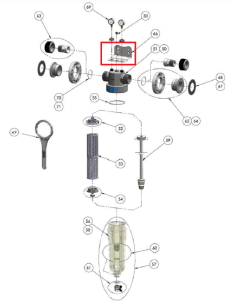 SOPORTE PARED EN INOX NW 500/650/800