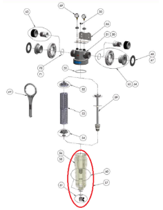 VASO +ADAPTADOR+DESAGUE  NW 500/650/800