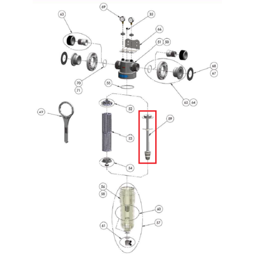 CAÑA DIFUSORA NW 500/650/800