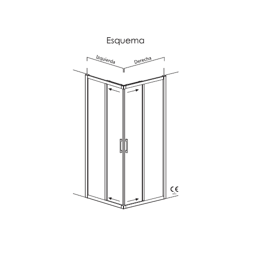 Mampara de ducha ORINOCO