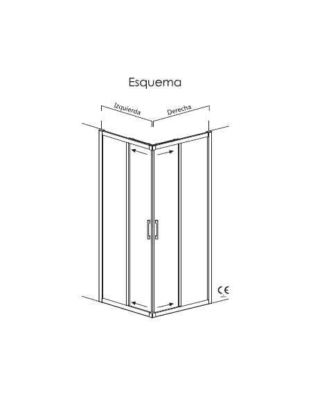Mampara de ducha ORINOCO