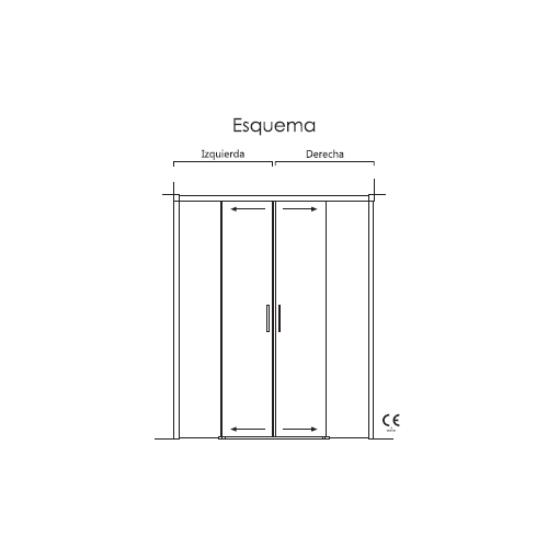 Mampara de ducha DANUBIO