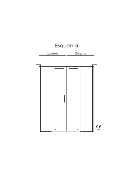 Mampara de ducha DANUBIO