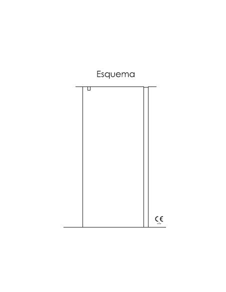 Panel fijo de ducha NILO