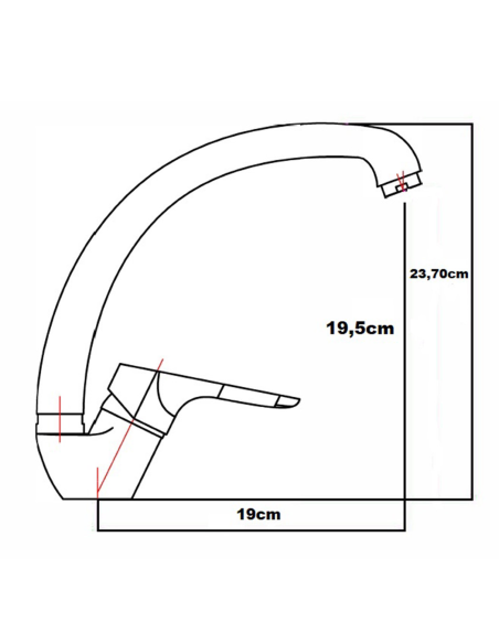 Grifo Monomando De Fregadero INSIGNIA