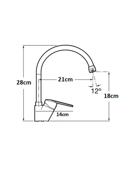 Grifo Monomando De Fregadero INSIGNIA