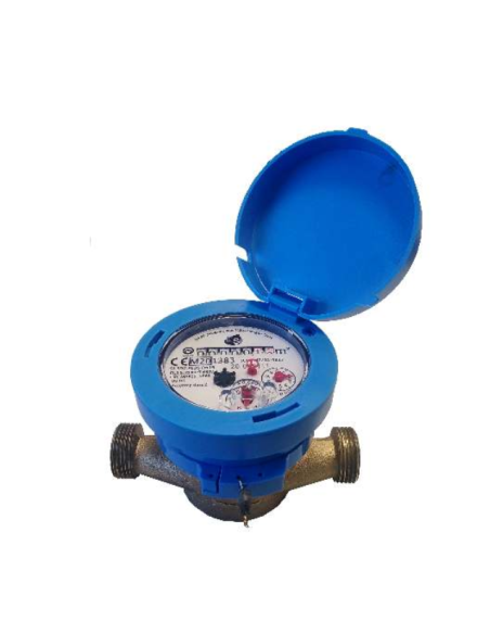 Contador De Agua Chorro Único Esfera Seca A/F R100