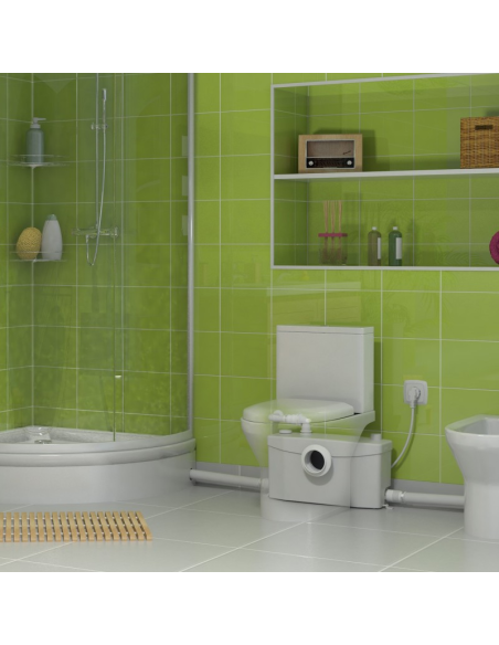 SANIPLUS - Triturador para WC, lavabo, ducha y bidé