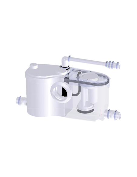 SANIBEST PRO - Triturador para WC, lavabo, ducha y bidé