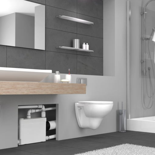 Triturador Empotrable Para WC, Lavabo, Ducha Y Bidé SANIPACK