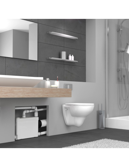 Triturador Empotrable Para WC, Lavabo, Ducha Y Bidé SANIPACK