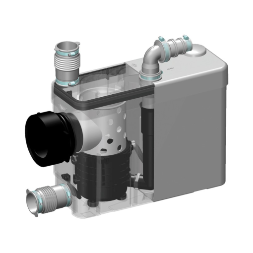 Triturador Empotrable Para WC, Lavabo, Ducha Y Bidé SANIPACK