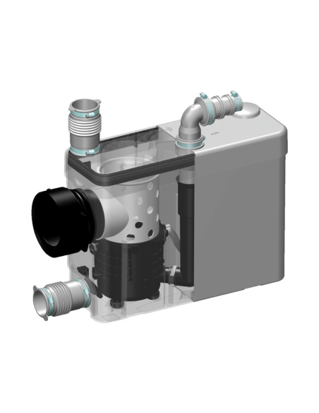 Triturador Empotrable Para WC, Lavabo, Ducha Y Bidé SANIPACK