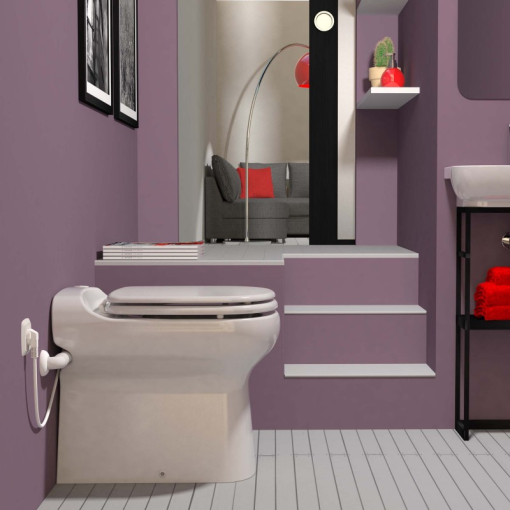 SANICOMPACT ELITE - Inodoro con triturador incorporadoDual Flush