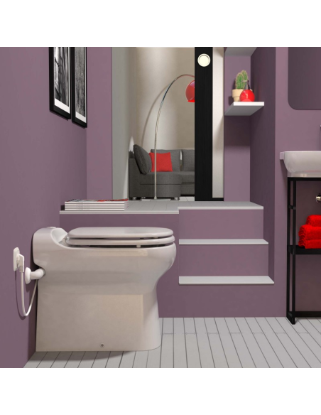 SANICOMPACT ELITE - Inodoro con triturador incorporadoDual Flush