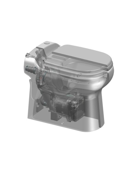 SANICOMPACT ELITE - Inodoro con triturador incorporadoDual Flush