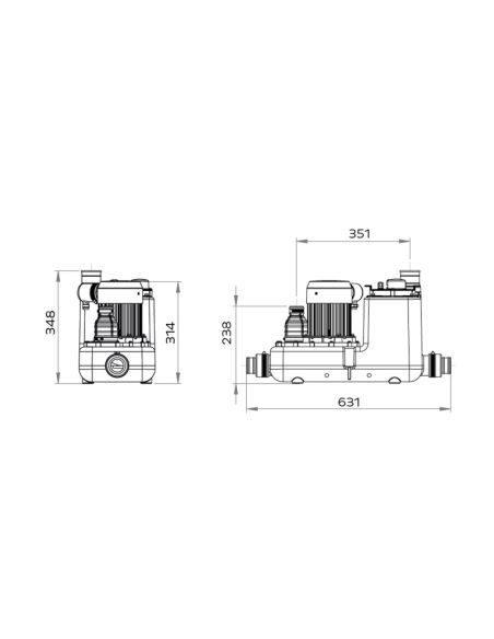 SANICOM 1 - Bomba para uso profesional