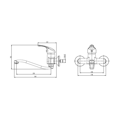 Grifo médical pared