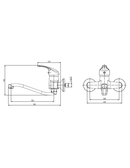 Grifo médical pared