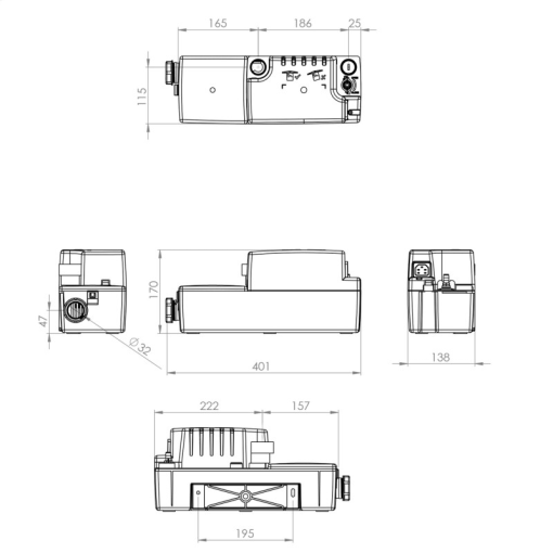 Bomba Para Aguas De Condensación SANICONDENS BEST FLAT