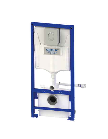 SANIWALL PRO UP - Bastidor Grohe con cisterna y triturador para baño completo + paneles exteriores