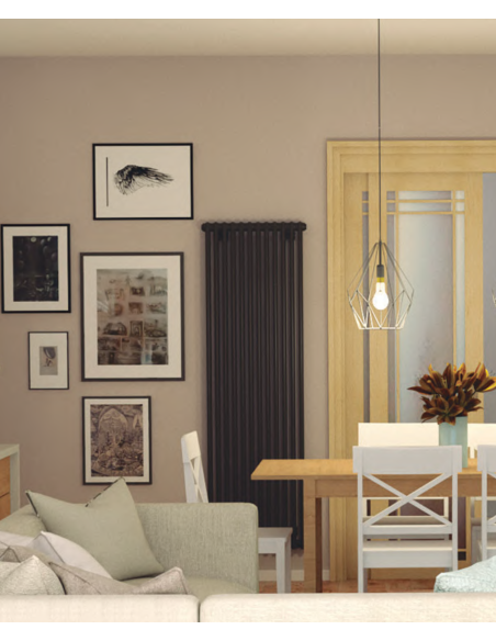 Radiador Decorativo Zehnder Charleston 2 Columnas Vertical