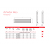 Opciones de medidas para el Radiador Decorativo Zehnder Kleo Horizontal Y Horizontal Doble De Runtal