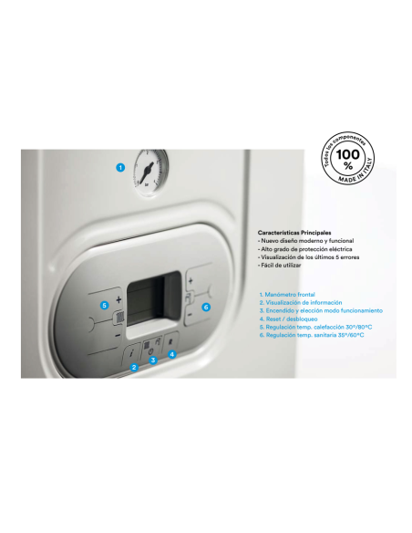 CALENTADOR TERMOSTÁTICO A GAS HELIOS