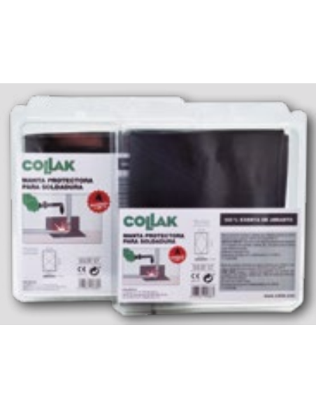 Manta Protectora (Hasta 700 ºc) Negra  COLLACK