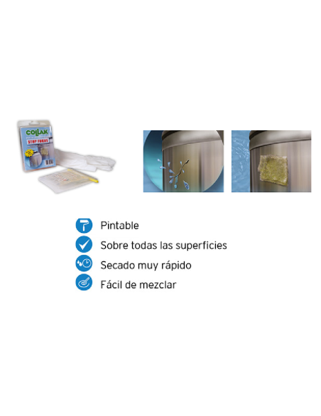 Parche De Reparación 10 X 15 Cm. COLLAK