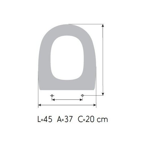 Tapa WC BELLAVISTA TARSIS