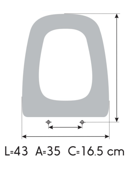 TAPA WC SANGRÁ MODELO GRANADA (MOD. ANTIGUO)