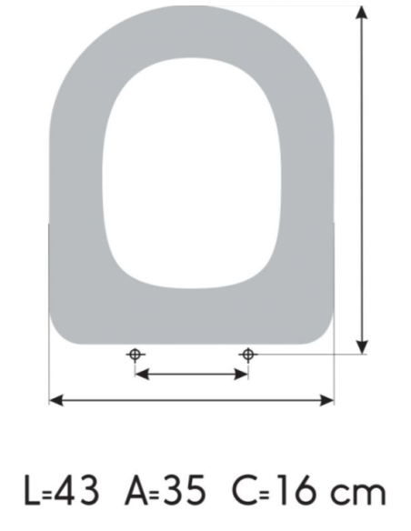 Tapa WC BELLAVISTA STYLO