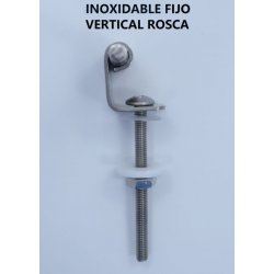 Stainless Steel Toilet Lid Fitting Fixed Vertical Screw Thread