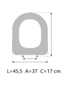 FARELLI AIDA toilet seat