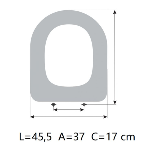 FARELLI AIDA toilet seat