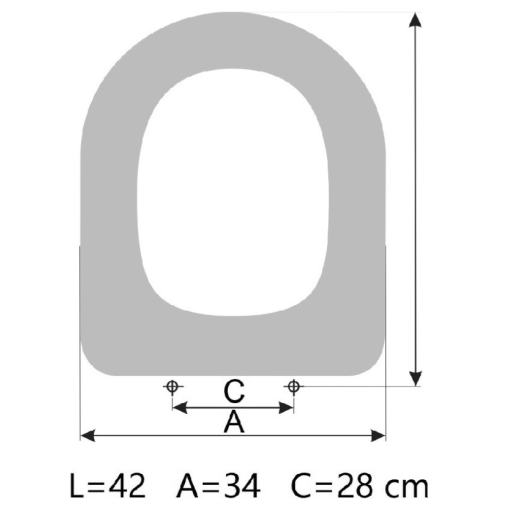 SELLES ANTIBES toilet seat