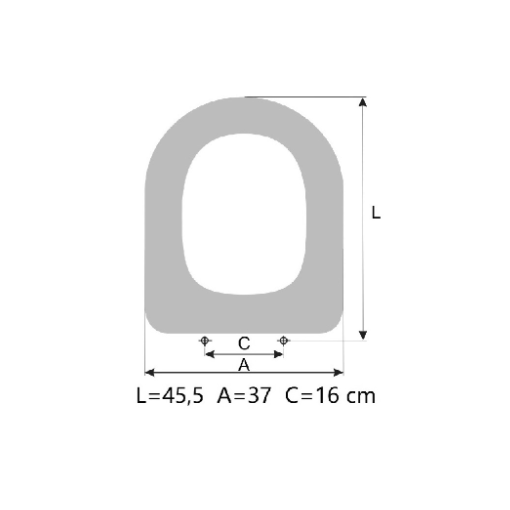 SELLES CHEVERNY toilet seat