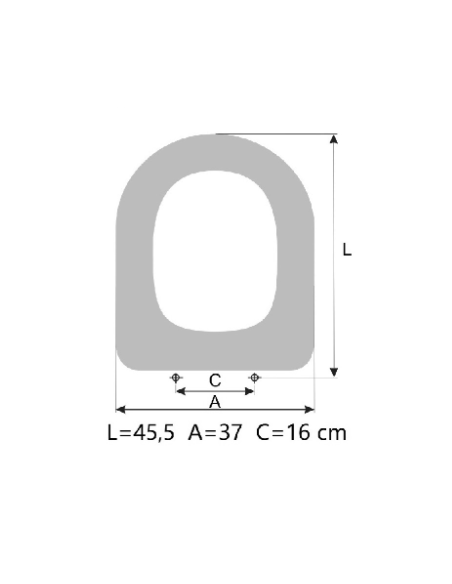 SELLES CHEVERNY toilet seat