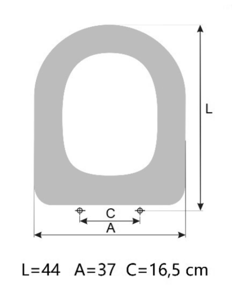 SELLES CORUM toilet seat