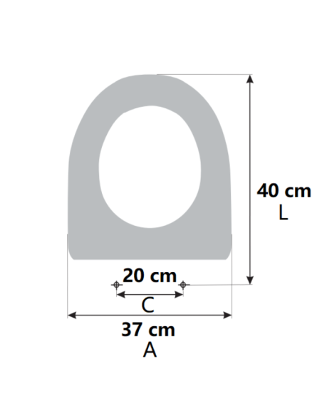 Tapa WC ROCA INSPIRA ROUND COMPACT