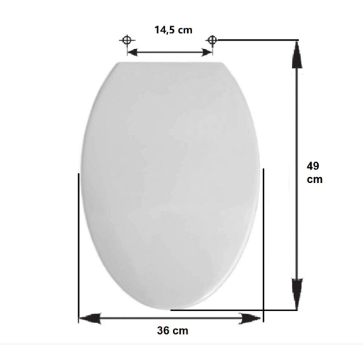 SELLES JOAN CLASSIC toilet seat