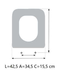 UNISAN LOOK toilet seat