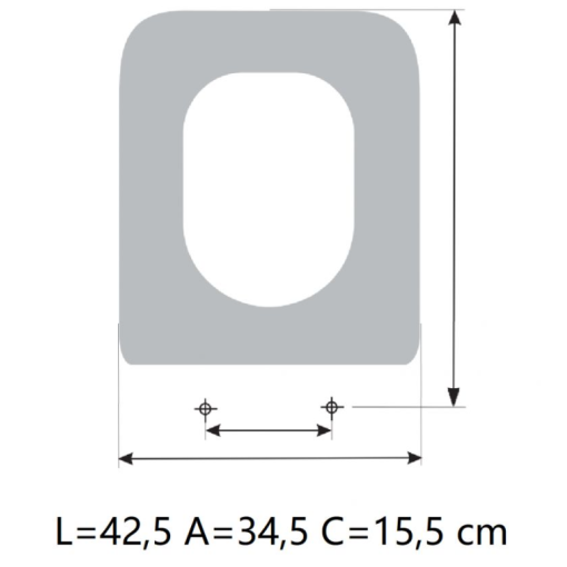 Abattant WC UNISAN LOOK